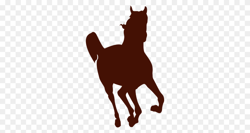 Farm Horse Silhouette, Animal, Mammal, Person, Colt Horse Free Png