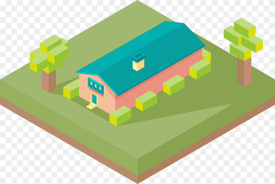 Farm House Clipart, Neighborhood, Grass, Plant, Outdoors Free Png