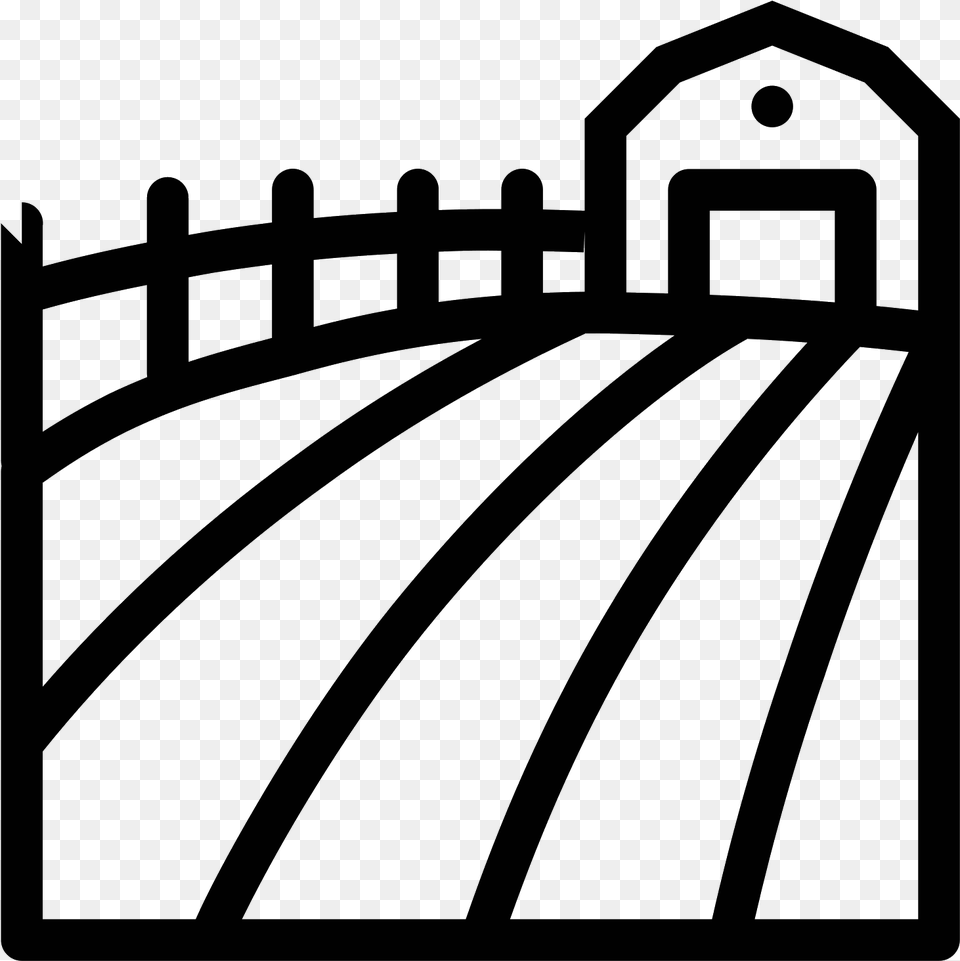 Farm Icon Download Farm Icon Black And White, Gray Png