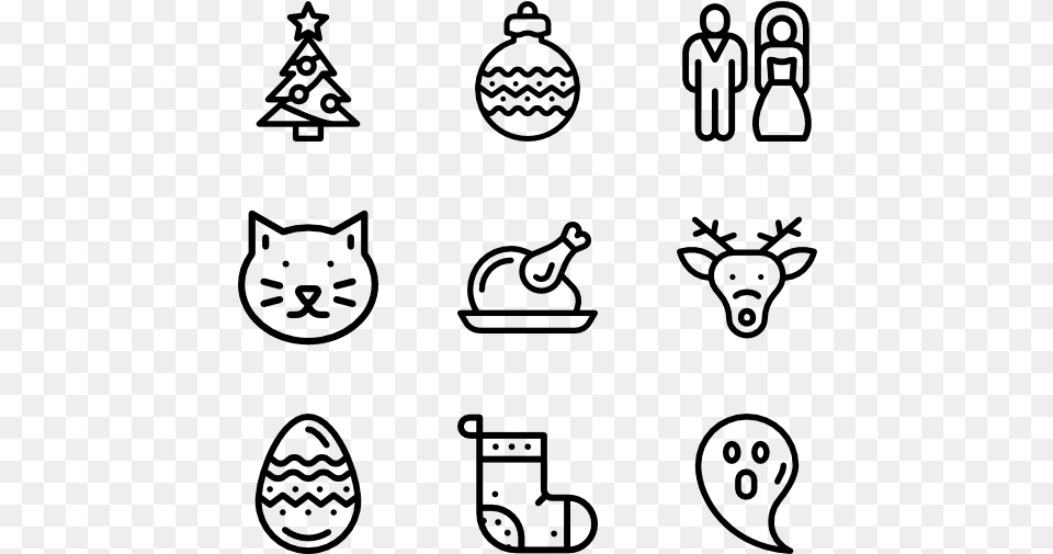 Farm Icons, Gray Png