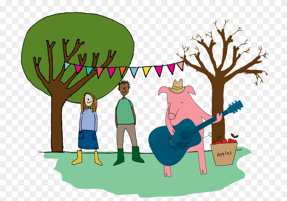 Farm Nature Ticket Clipart Clip Art Images, Guitar, Musical Instrument, Girl, Child Free Transparent Png