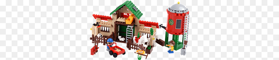 Farm Ranch Building Blocks Set S19 Owl, Toy, Clothing, Helmet, Hardhat Free Png Download