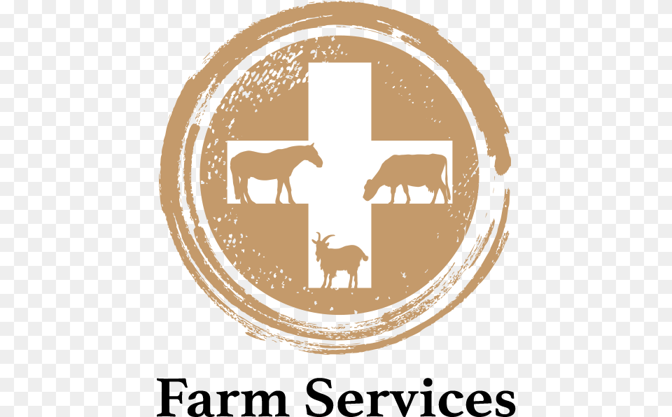 Farm Services Horse, Cross, Symbol, Animal, Mammal Png