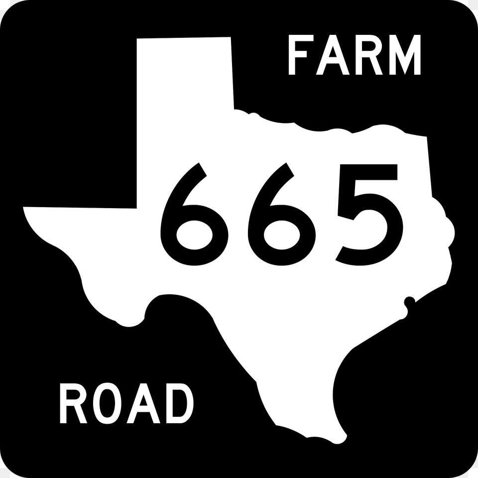 Farm To Market Road Shield Texas Clipart, Number, Symbol, Text, Baby Free Png