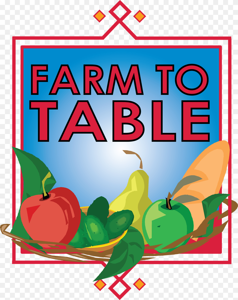 Farm To Table, Advertisement, Poster, Food, Fruit Png