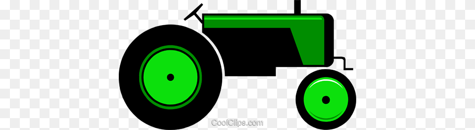 Farm Tractor Royalty Free Vector Clip Art Illustration, Machine, Transportation, Vehicle, Wheel Png