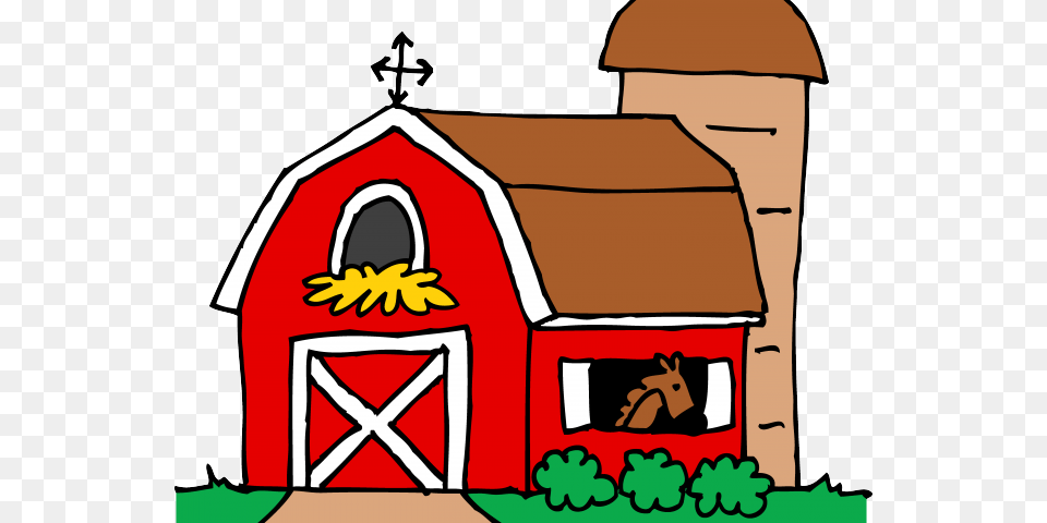 Farm Clip Art Barn Clipart Black And White, Architecture, Outdoors, Nature, Countryside Free Transparent Png