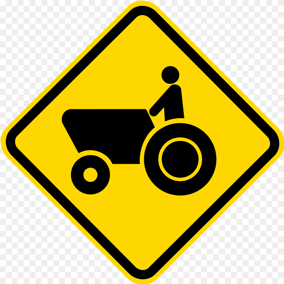 Farm Vehicles Sign In Brazil Clipart, Symbol, Road Sign Free Transparent Png