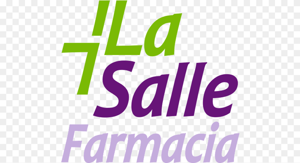 Farmacia La Salle Logotipo, Green, Purple, Text, Number Free Png Download