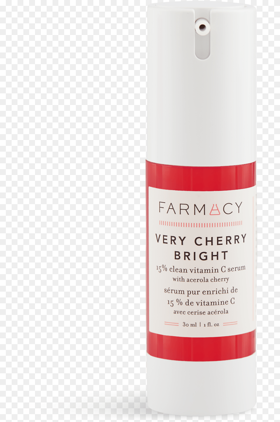 Farmacy Very Cherry Bright 15 Clean Vitamin C Serum Bottle, Cosmetics, Can, Tin Png