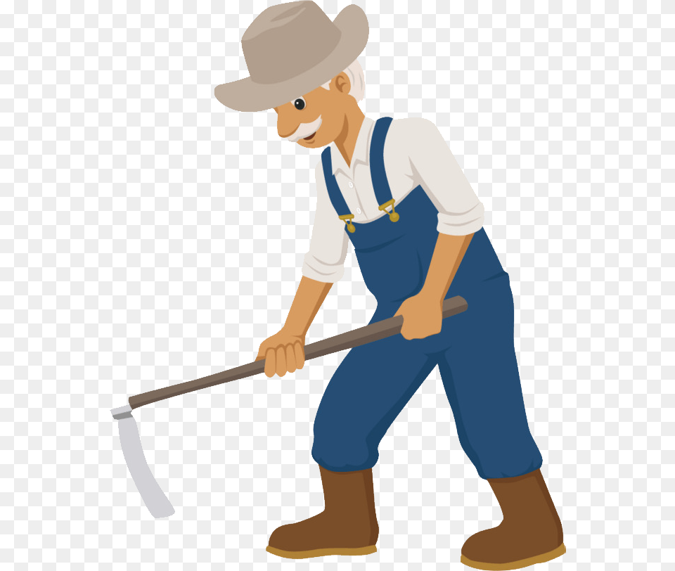 Farmer, Boy, Male, Hat, Clothing Free Png Download