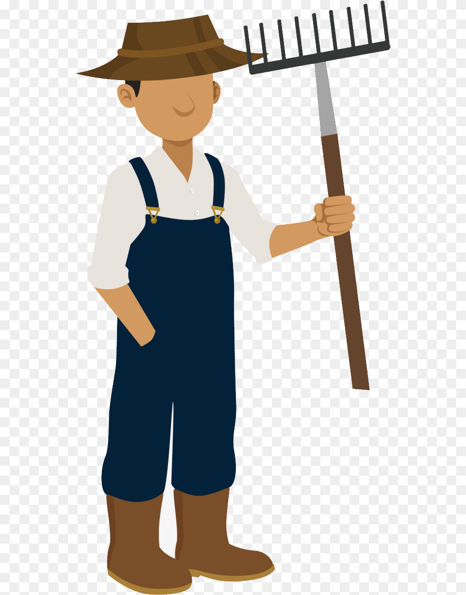 Farmer, Boy, Child, Male, Person Free Png Download