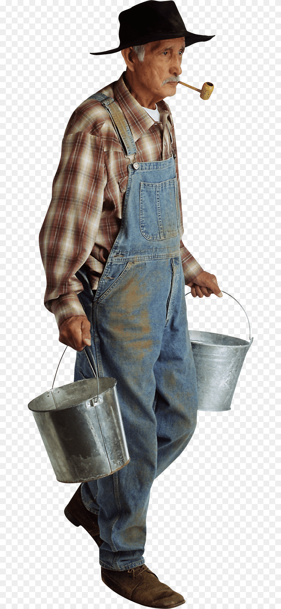 Farmer, Clothing, Pants, Adult, Person Free Png