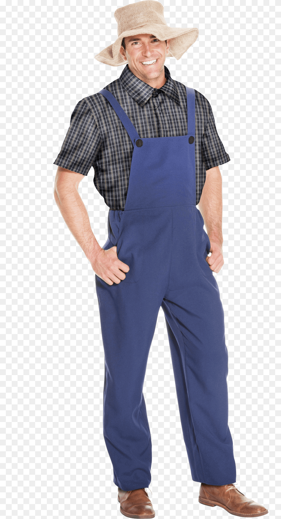 Farmer, Clothing, Hat, Pants, Adult Free Png