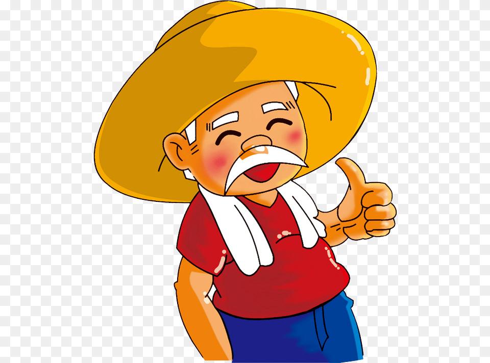 Farmer Agriculture Clipart, Clothing, Hat, Baby, Person Png Image