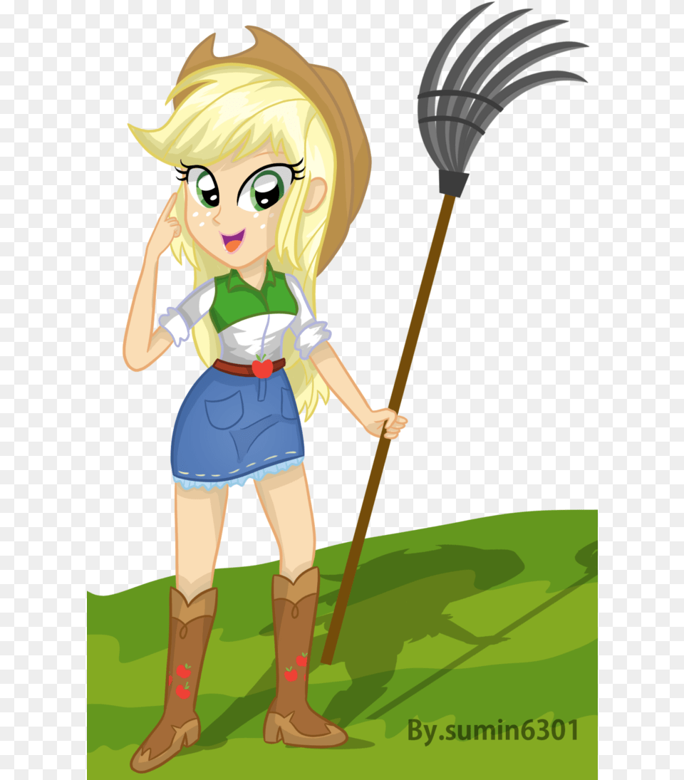 Farmer Applejack39s Farm Equestria Girls, Book, Comics, Person, Publication Png Image