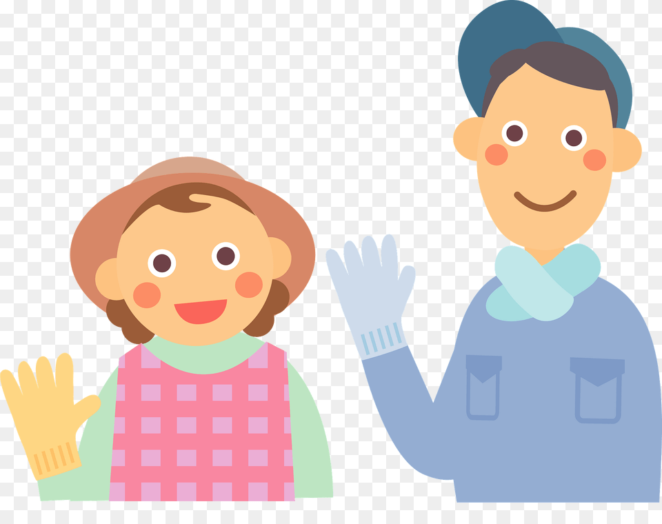 Farmer Couple Clipart, Baby, Person, Face, Head Png