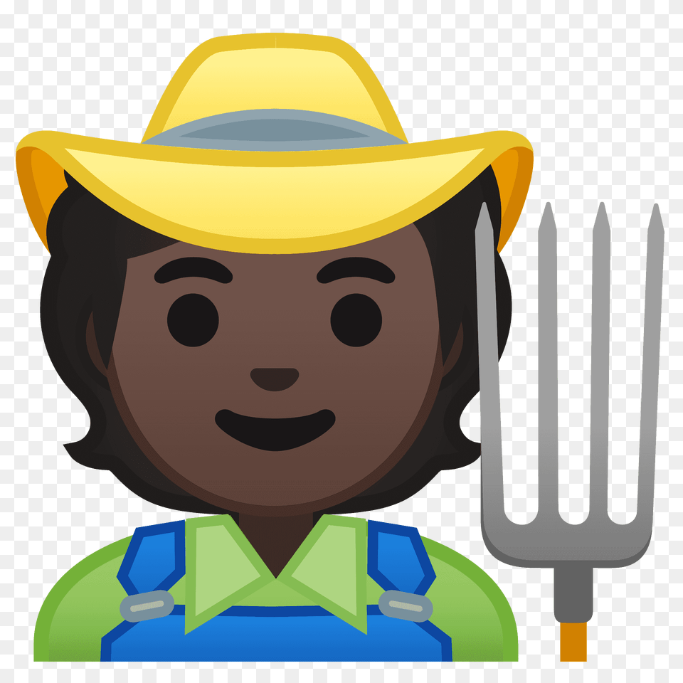 Farmer Emoji Clipart, Clothing, Cutlery, Fork, Hat Png