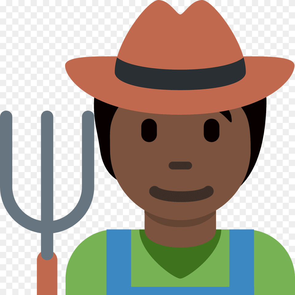 Farmer Emoji Clipart, Clothing, Hat, Snowman, Snow Free Png Download