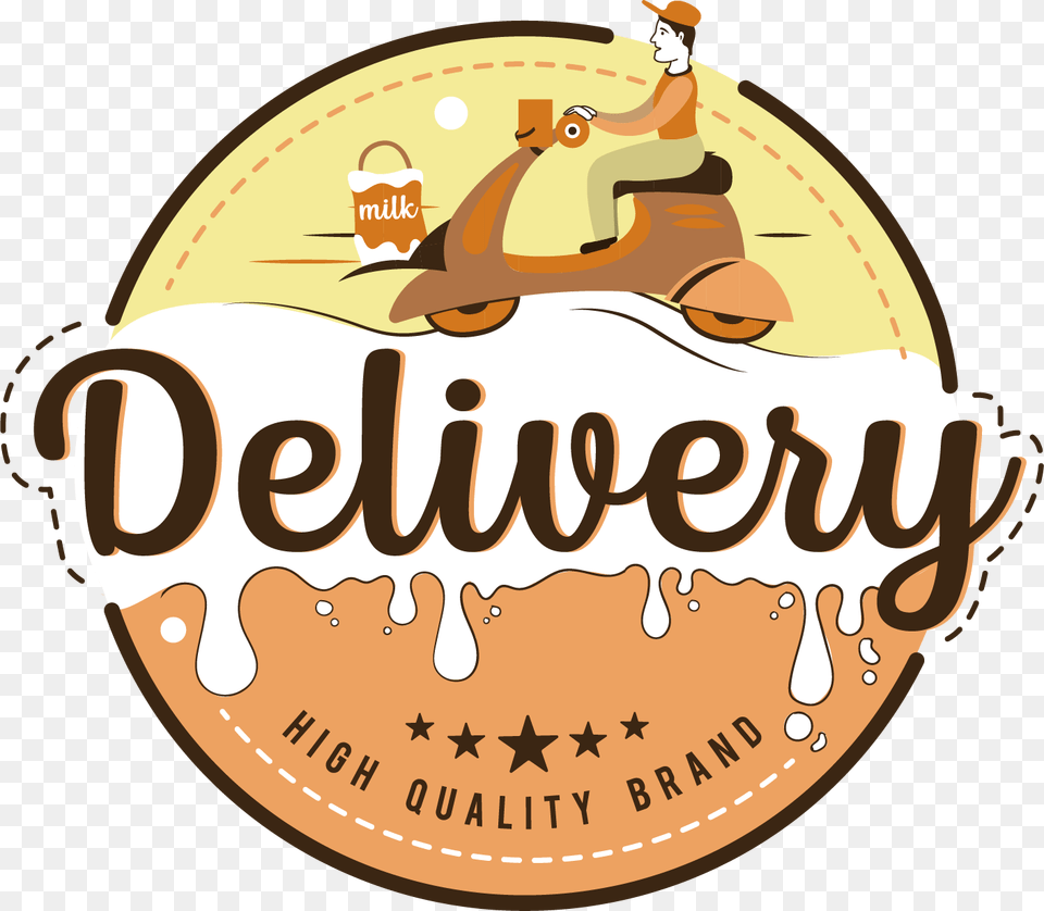 Farmer Home Milk Delivery Clipart, Person, Animal, Mammal Free Transparent Png