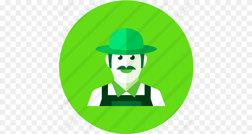 Farmer People Icons Farmer Green Icon, Photography, Hat, Clothing, Hardhat Free Png Download