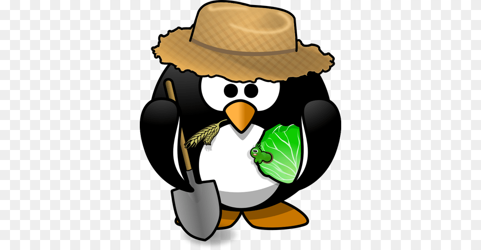 Farmer Penguin, Clothing, Hat, Baby, Person Free Transparent Png
