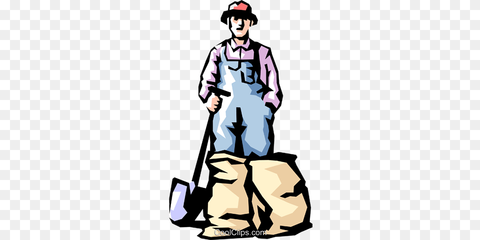 Farmer Royalty Free Vector Clip Art Illustration, Adult, Male, Man, Person Png