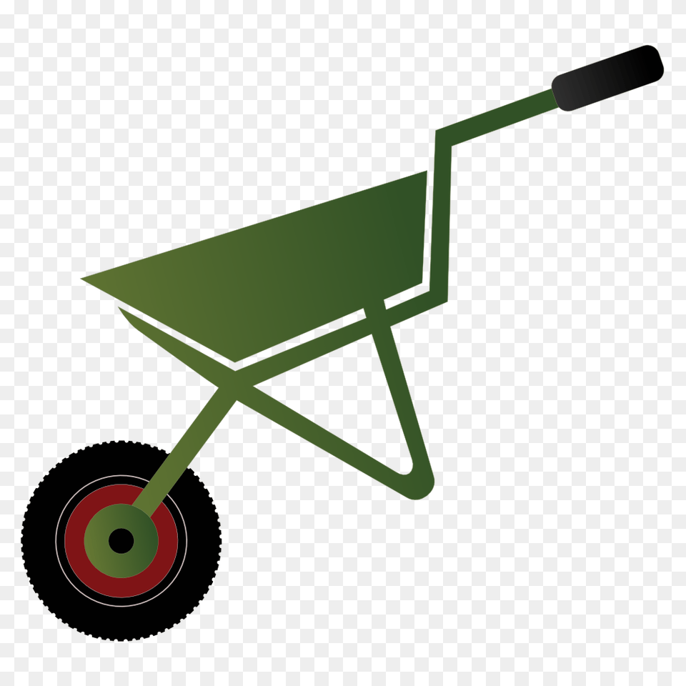 Farmer Tools Clipart Black And White Tractor Black Clipart, Transportation, Vehicle, Device, Grass Free Png Download