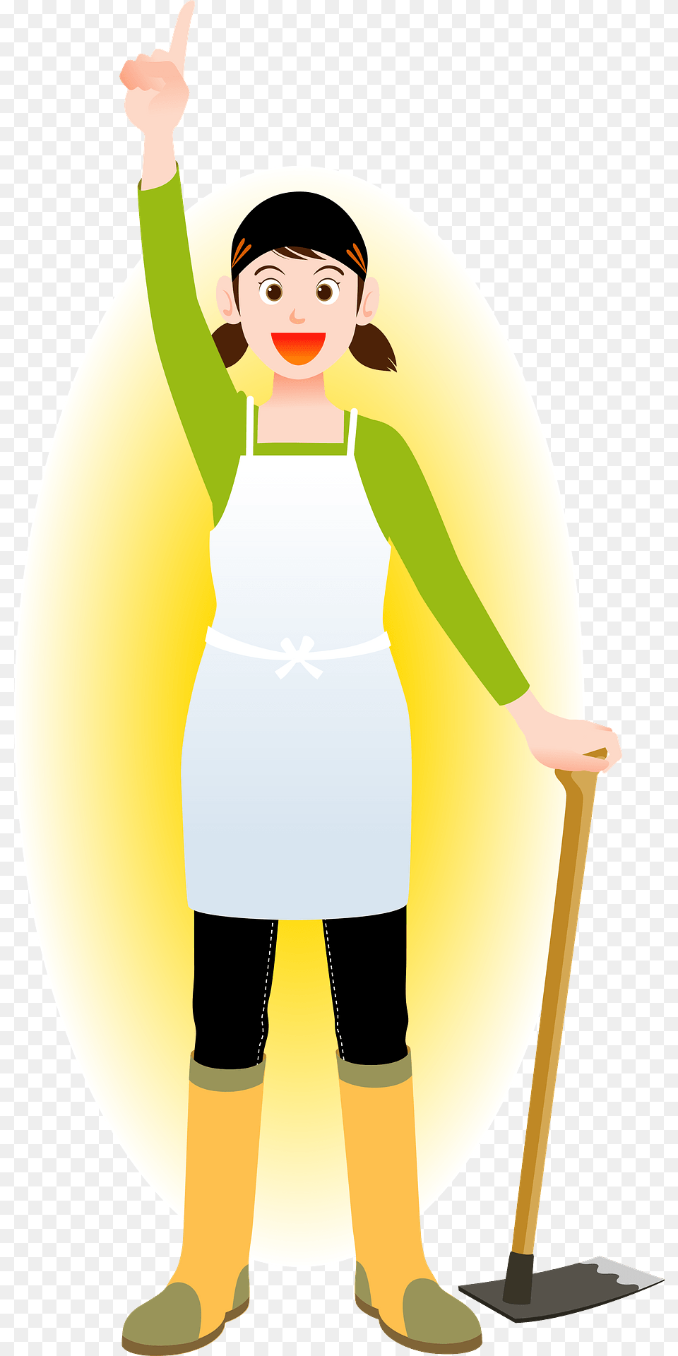 Farmer Woman Agriculture Clipart, Clothing, Long Sleeve, Sleeve, Cleaning Free Transparent Png