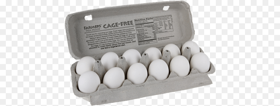 Farmers Hen House Cage Grade A Large White Eggs Egg, Food Free Png Download
