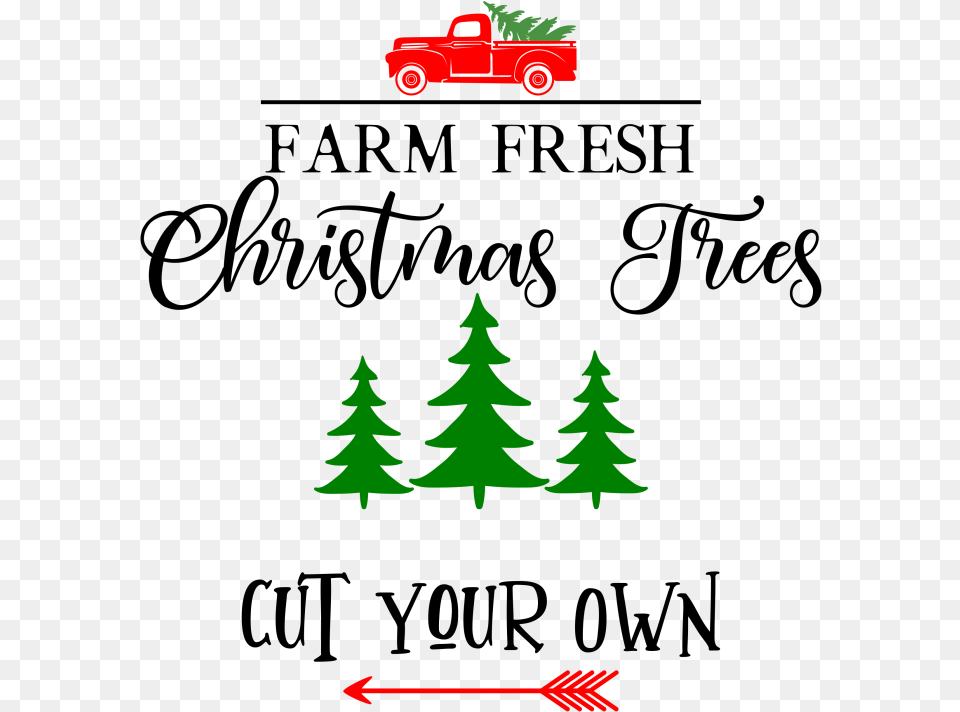 Farmfreshcrhistmas Christmas Tree, Car, Transportation, Vehicle, Machine Free Png Download