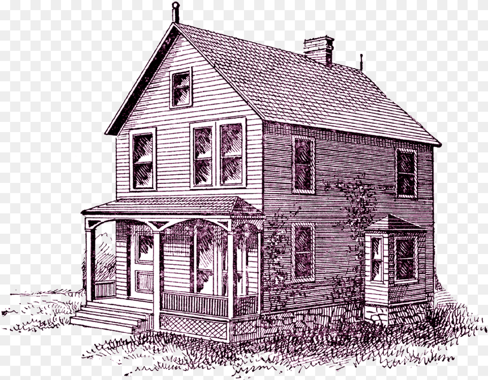 Farmhouse Clipart Drawing Old Farm House Clipart, Architecture, Housing, Cottage, Building Png