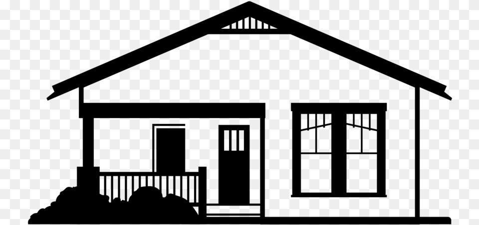 Farmhouse House, Gray Free Png Download
