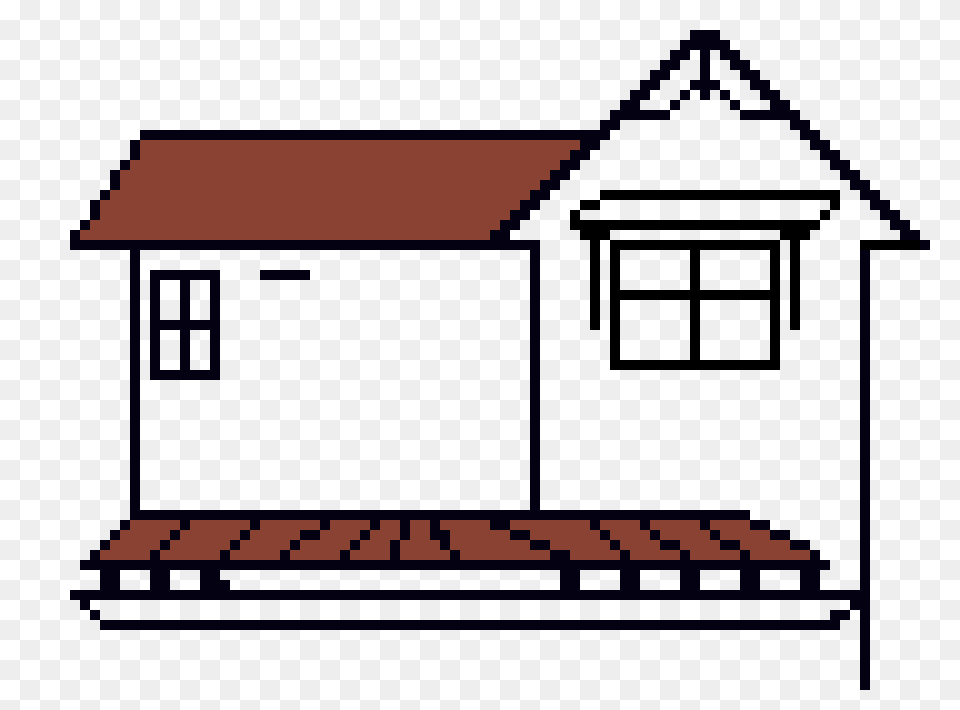 Farmhouse Pixel Art Maker, People, Person, Bus Stop, Outdoors Free Png Download