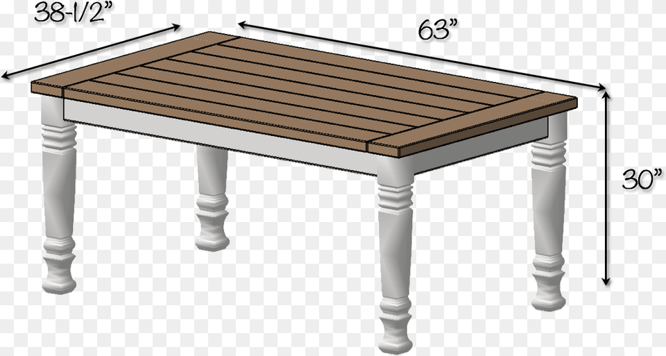 Farmhouse Table Plan, Coffee Table, Furniture, Dining Table Free Transparent Png