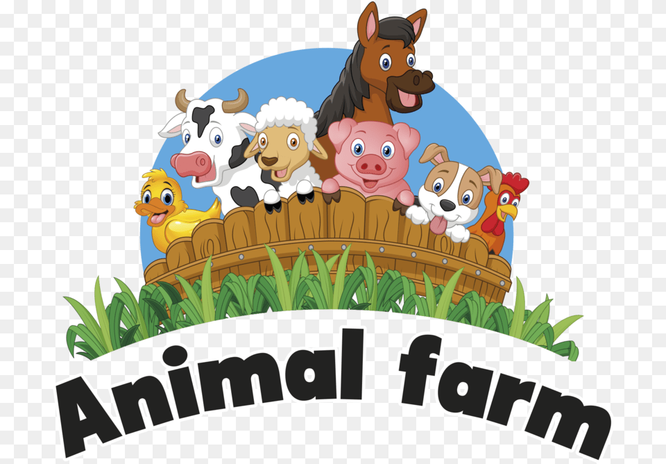 Farming Clipart Farmyard Animal Cartoon Clipart Animal Farm, Baby, Person Png Image