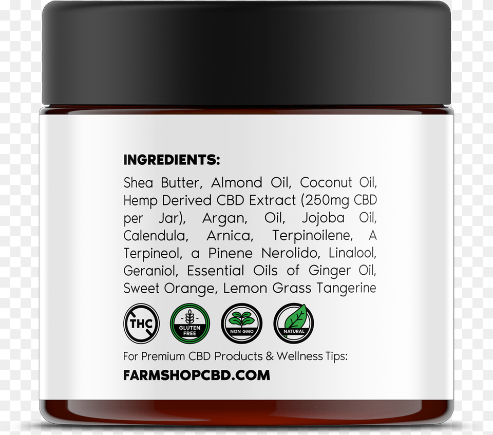 Farmshop Hand Recovery Recovery Rub Dry Cracked Hand Cbd Ingredients, Bottle, Cosmetics Free Png