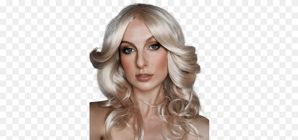 Farrah Fawcett 70u0027s Blonde Costume Wig By Allaura 70s Hair, Adult, Person, Woman, Female Png Image