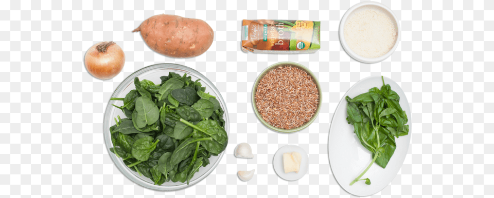 Farro Risotto With Spinach Basil Pesto Amp Sweet Potato, Food, Produce, Leafy Green Vegetable, Plant Free Png