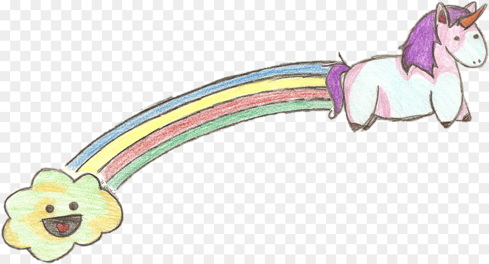 Fart Arc Unicorn Farting Rainbows, Animal, Lizard, Reptile Free Png