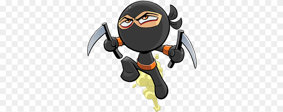 Fart Ninjas Cartoon, Person, Ninja, Face, Head Png Image