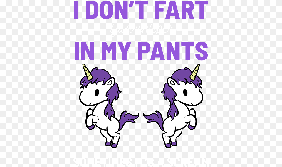 Farting Unicorn Dont Fart Pony Magical Unicorn, Purple, Book, Publication, Baby Free Png