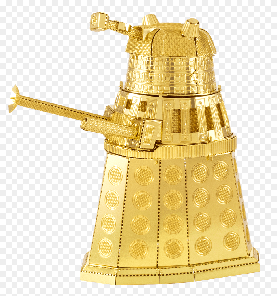 Fascinations Metal Earth Doctor Who Gold Dalek Metal Earth Dalek, Treasure Free Png