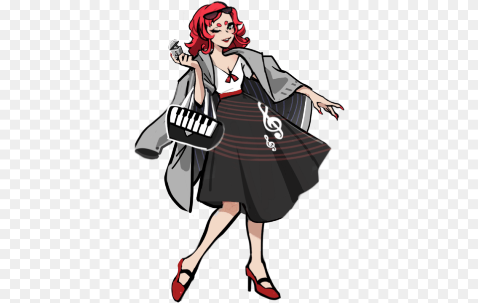 Fashion Clipart Walkway Cartoon, Comics, Publication, Book, Female Free Png Download