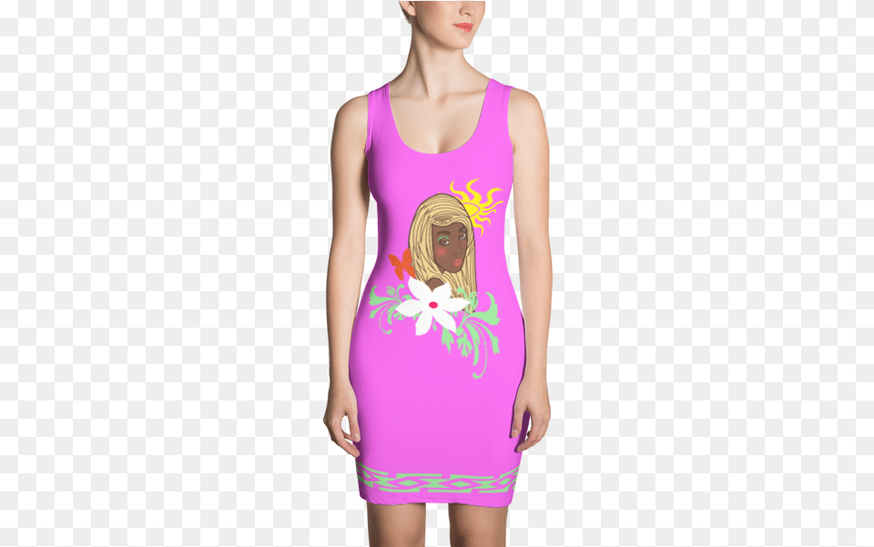 Fashion Face Pink Dress Ice Cream Costume Halloween Costume Fun Costume, Adult, Tank Top, Person, Female Free Transparent Png