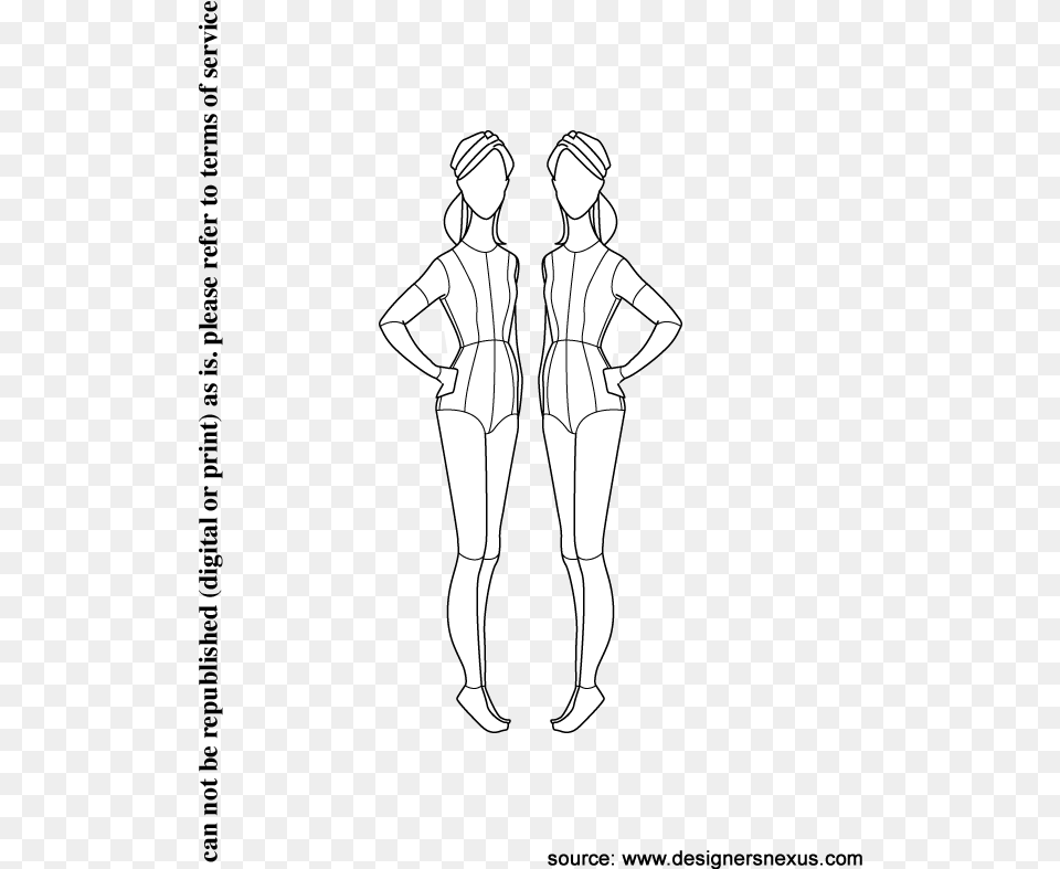 Fashion Figure Templates, Adult, Female, Person, Woman Png