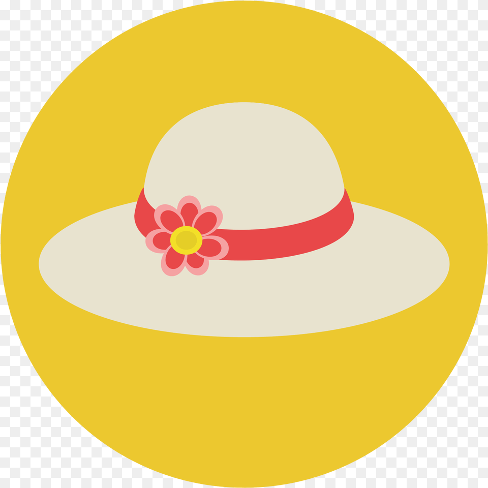 Fashion Flat Icon, Clothing, Hat, Sun Hat, Astronomy Png