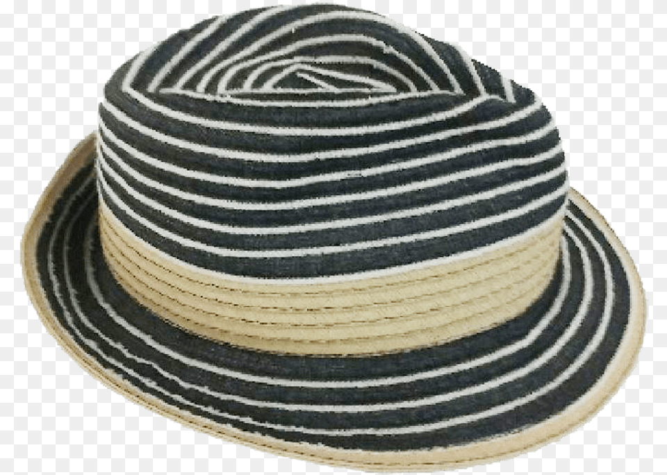 Fashion Hats Striped Soft Sided Fedora Unisex T Shirt, Clothing, Hat, Sun Hat Free Png