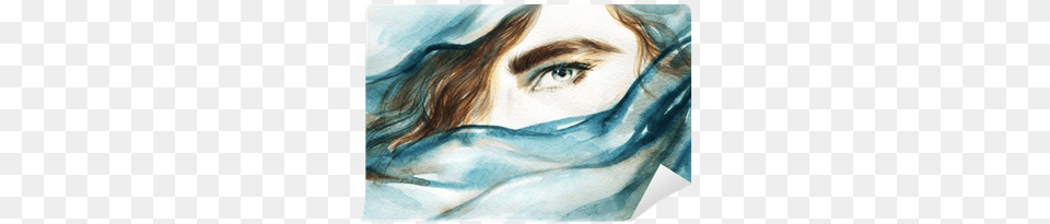Fashion Illustration Watercolor Abstract Face, Art, Adult, Female, Painting Png Image