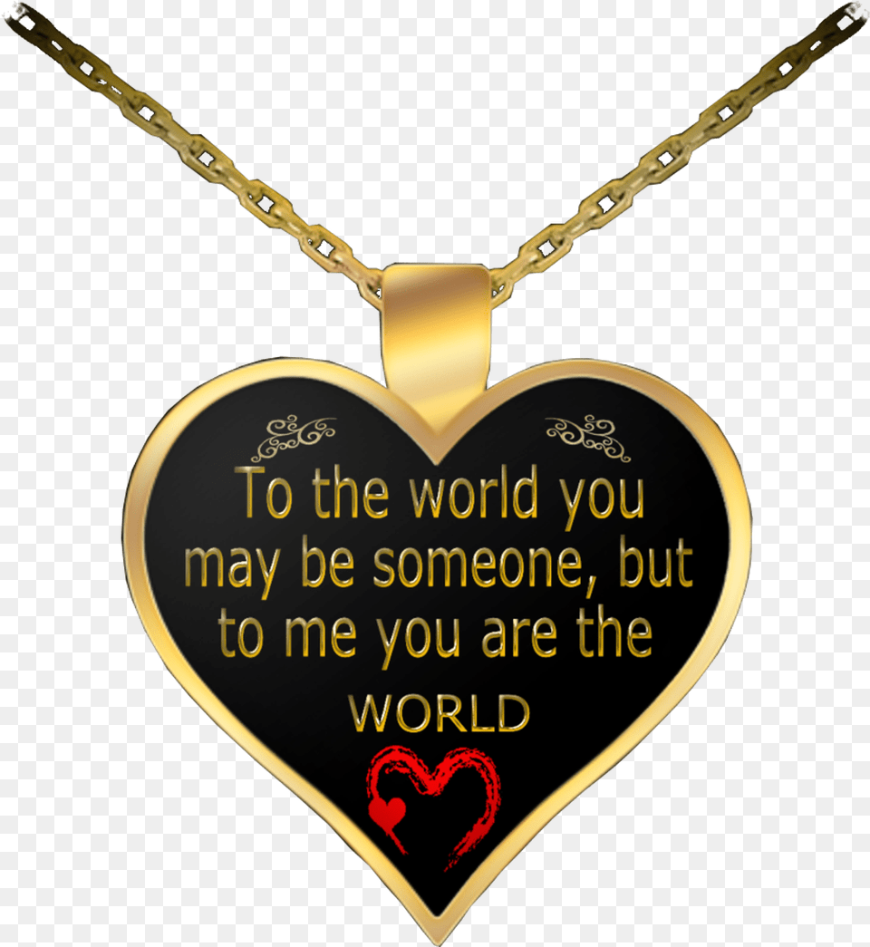 Fashion Jewelry Father And Daughter To My Daughter Best Love Gift In The World, Accessories, Necklace, Pendant Png